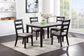 F2603 5-Piece Dining Set by Poundex