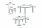 F2616 5-Piece Dining Set by Poundex - view 3