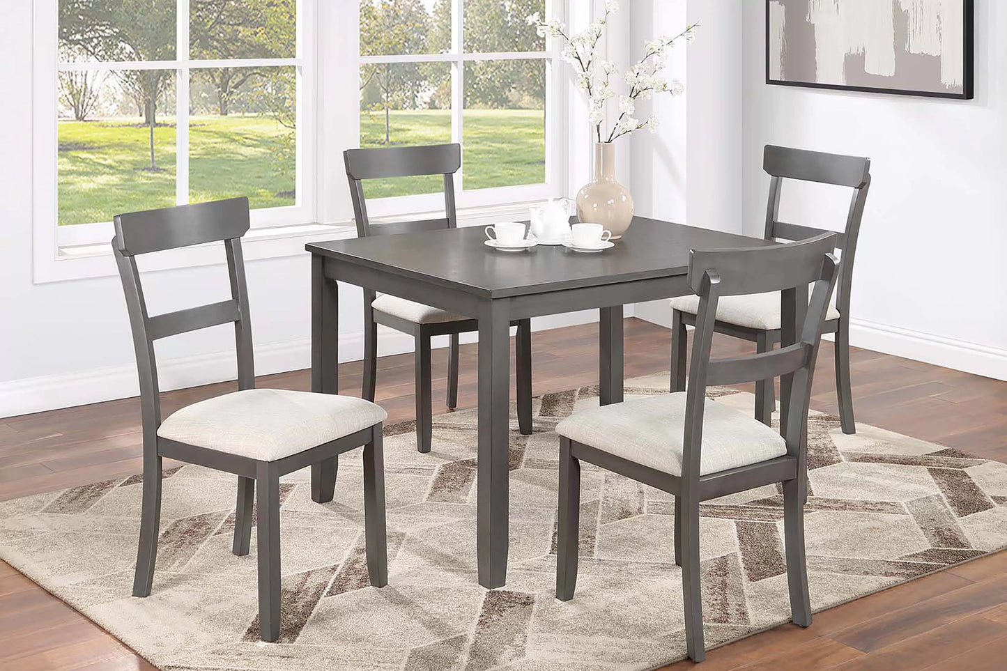 F2621 5-Piece Dining Set by Poundex
