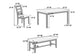 F2623 6-Piece Dining Set by Poundex - view 17