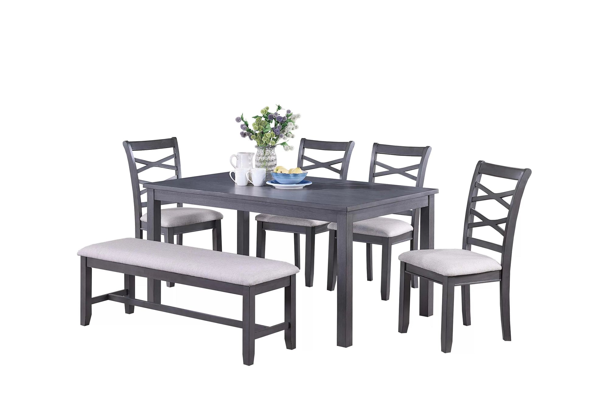 F2623 6-Piece Dining Set by Poundex - view 2