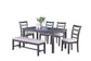 F2623 6-Piece Dining Set by Poundex - view 2