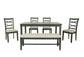 F2623 6-Piece Dining Set by Poundex - view 3