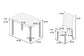 F2628 5-Piece Dining Set by Poundex - view 14