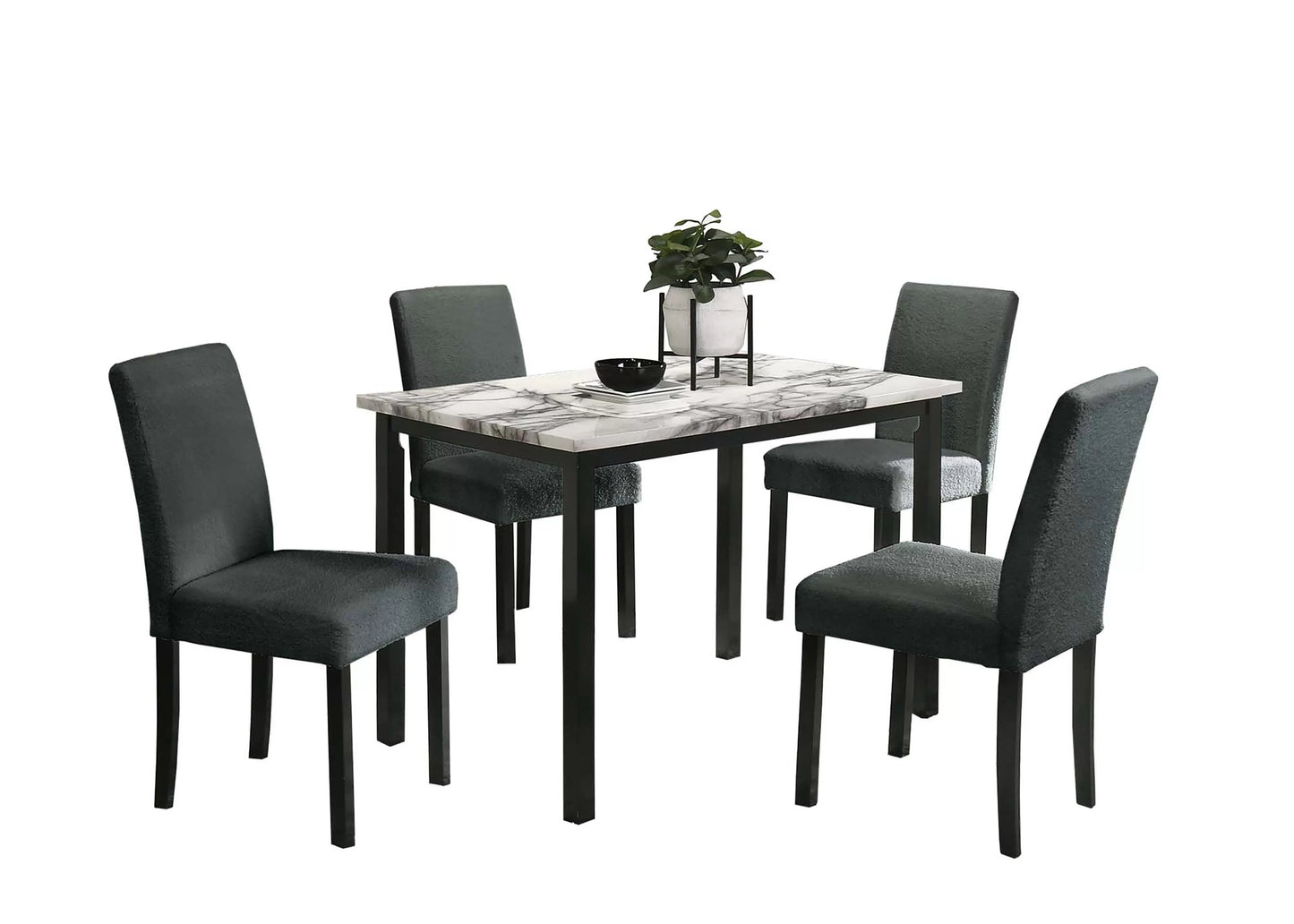 F2628 5-Piece Dining Set by Poundex - view 2