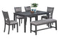 F2634 6-Piece Dining Set by Poundex - view 2