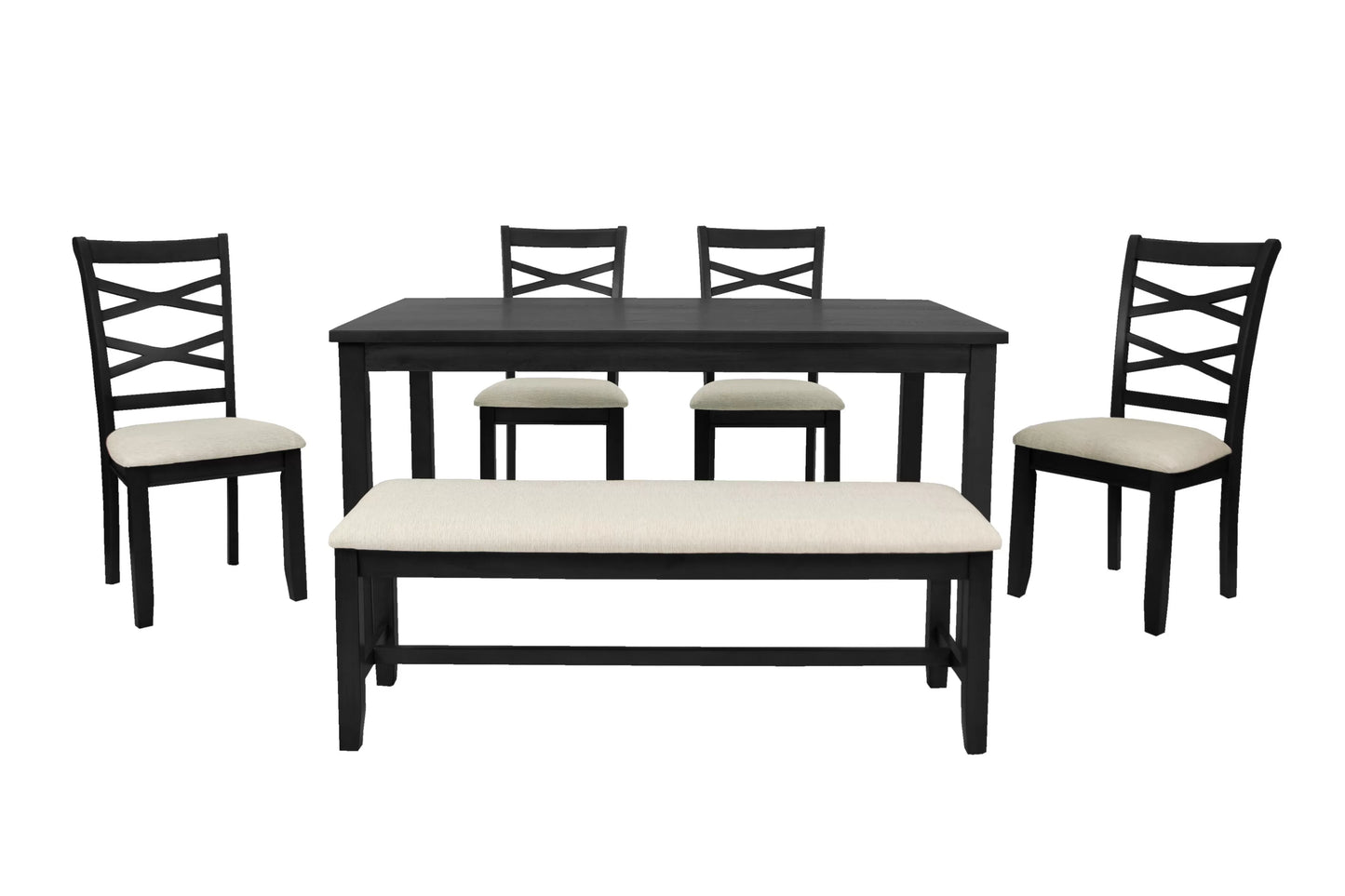 F2637 4-Piece Dining Set by Poundex - view 2
