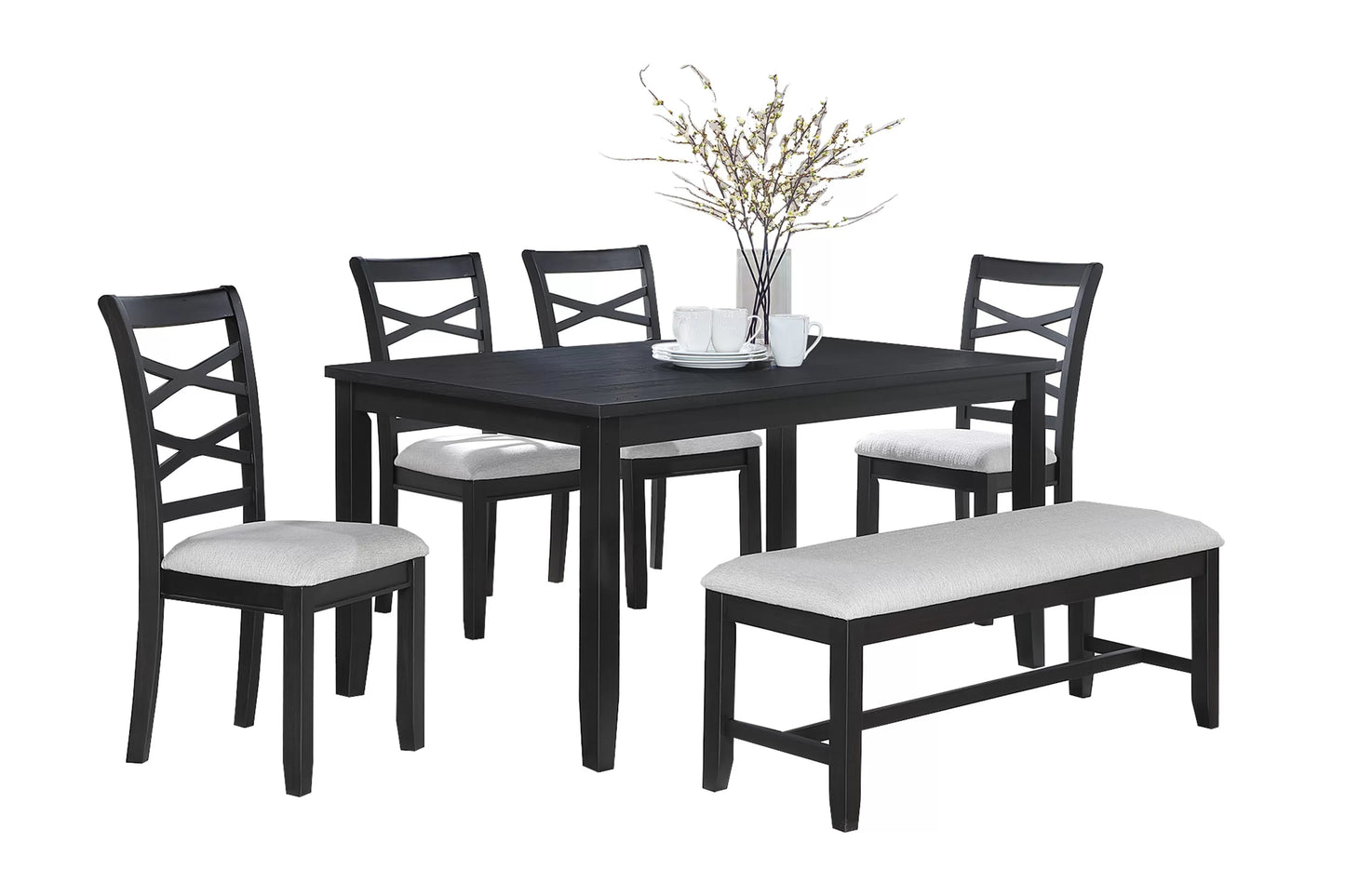 F2637 4-Piece Dining Set by Poundex - view 3