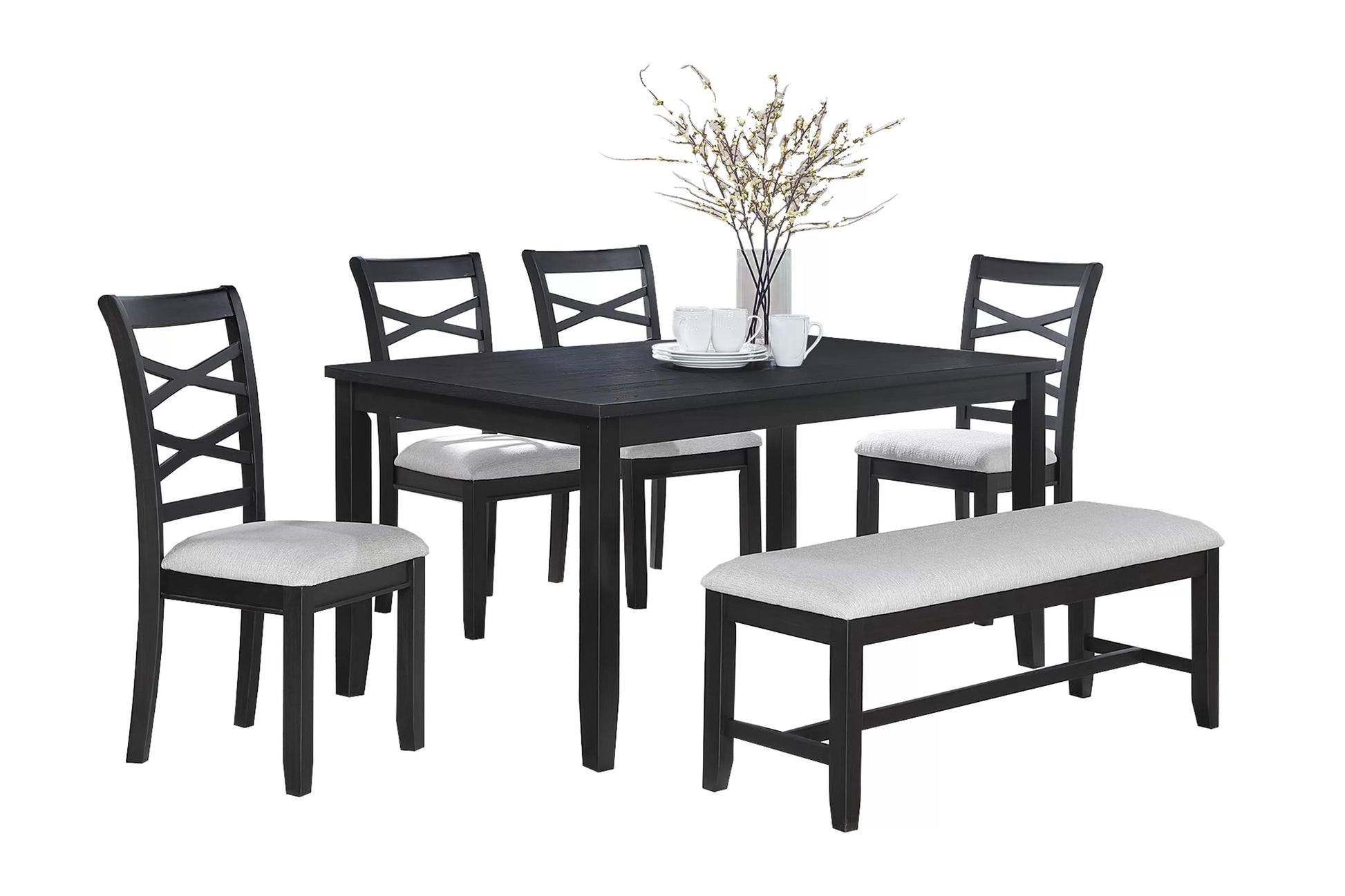F2637 4-Piece Dining Set by Poundex - view 3