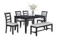 F2637 4-Piece Dining Set by Poundex - view 3
