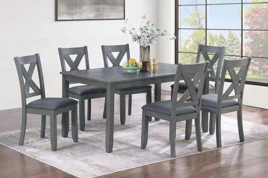 F2638 6-Piece Dining Set by Poundex