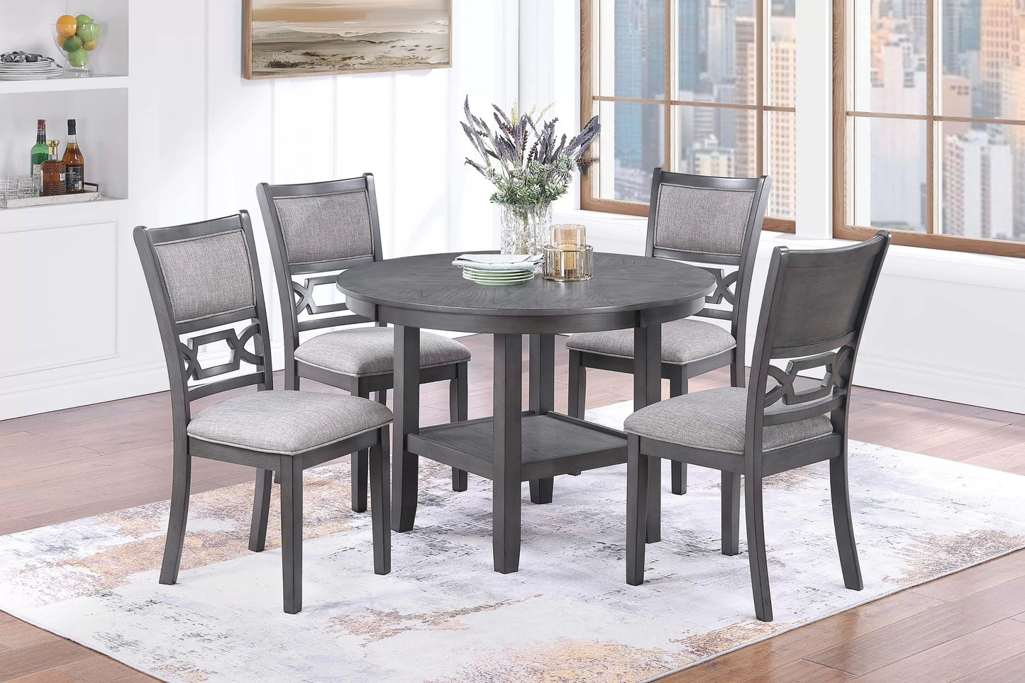 F2640 4-Piece Dining Set by Poundex