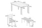 F2646 4-Piece Dining Set by Poundex - view 8