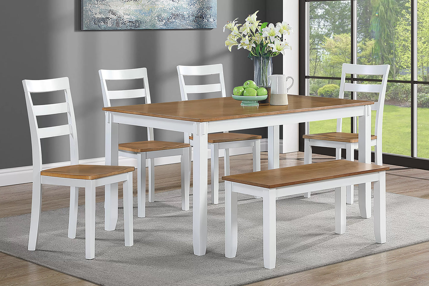 F2646 4-Piece Dining Set by Poundex