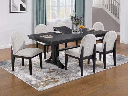 Charcoal Butterfly-Leaf Dining Group — F2703-1