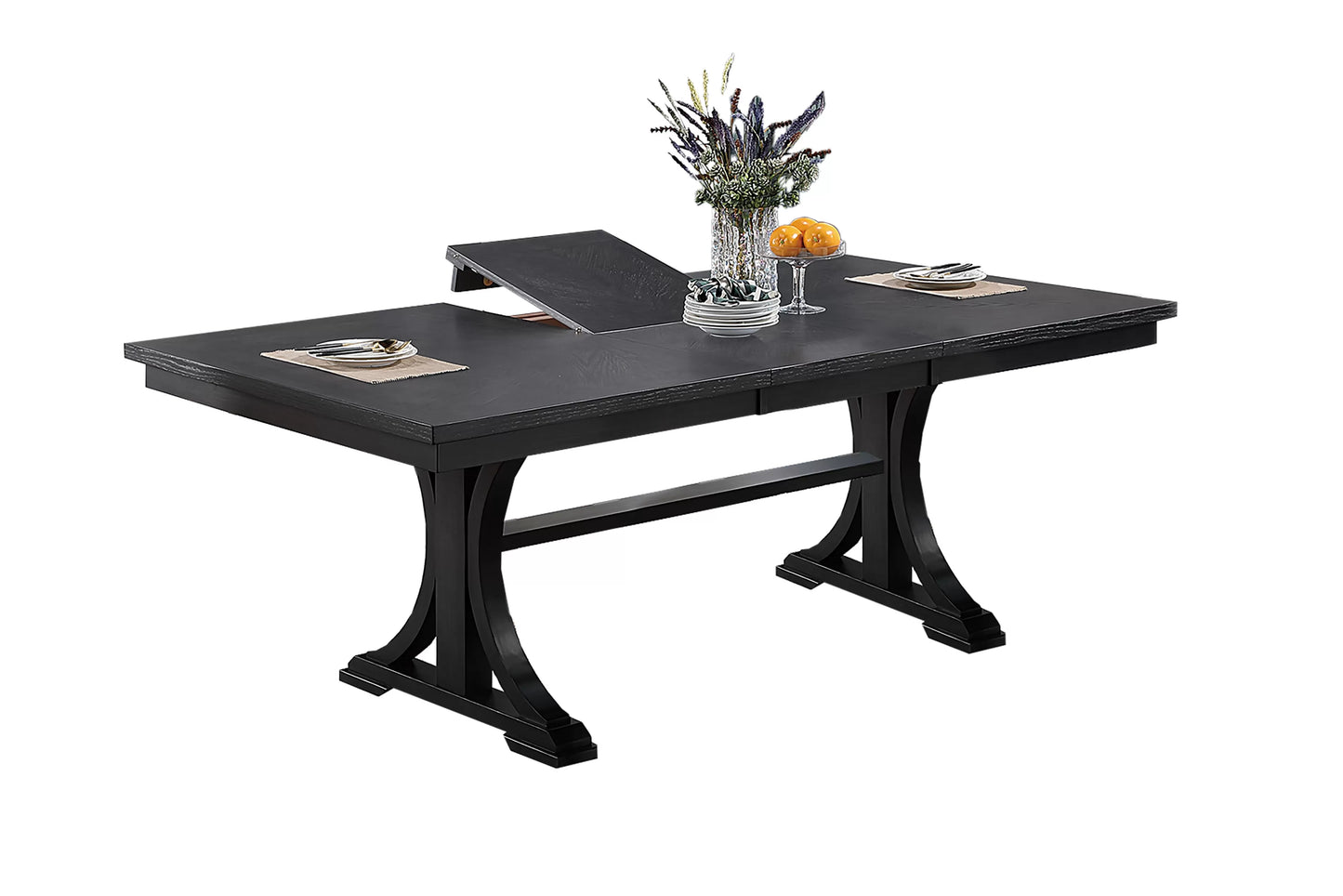 Charcoal Butterfly-Leaf Dining Group — F2703-4