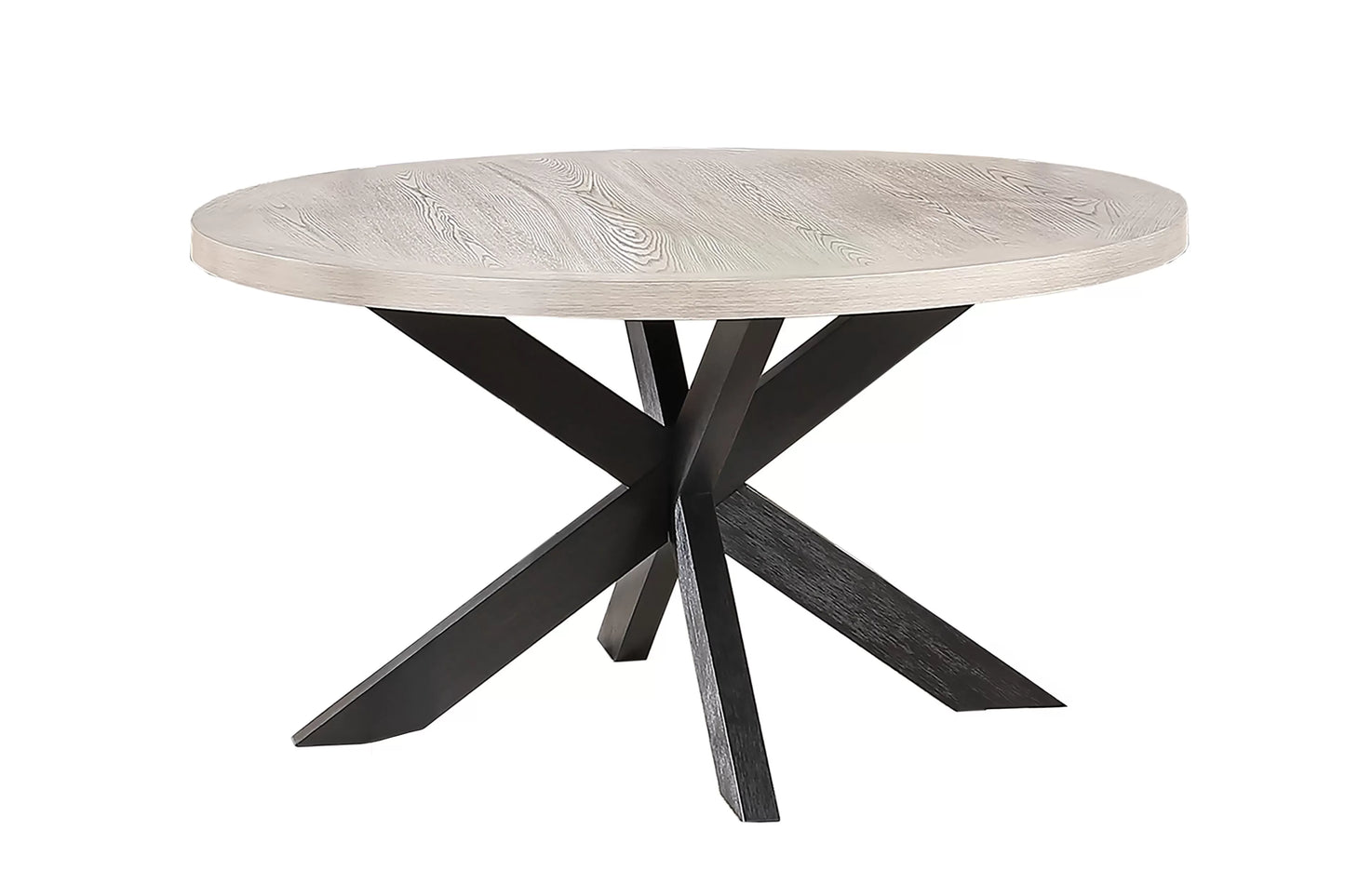 Antique Black Round Dining Group — F2708-1