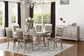Glass-Top Storage-Shelf Dining Group 13