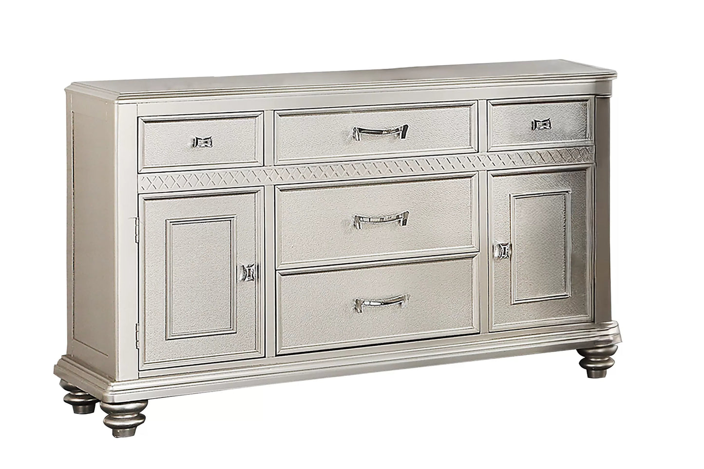 Glass-Top Storage-Shelf Dining Group 11