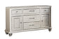 Glass-Top Storage-Shelf Dining Group 11