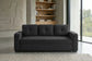 F7121 Black Convertible Sofa — view 7