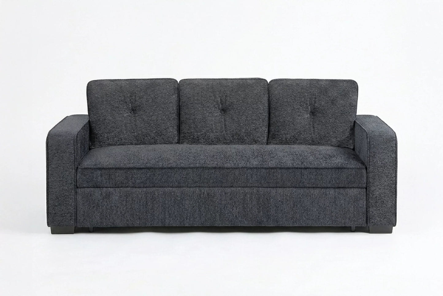 F7122 Dark Gray Convertible Sofa — view 4