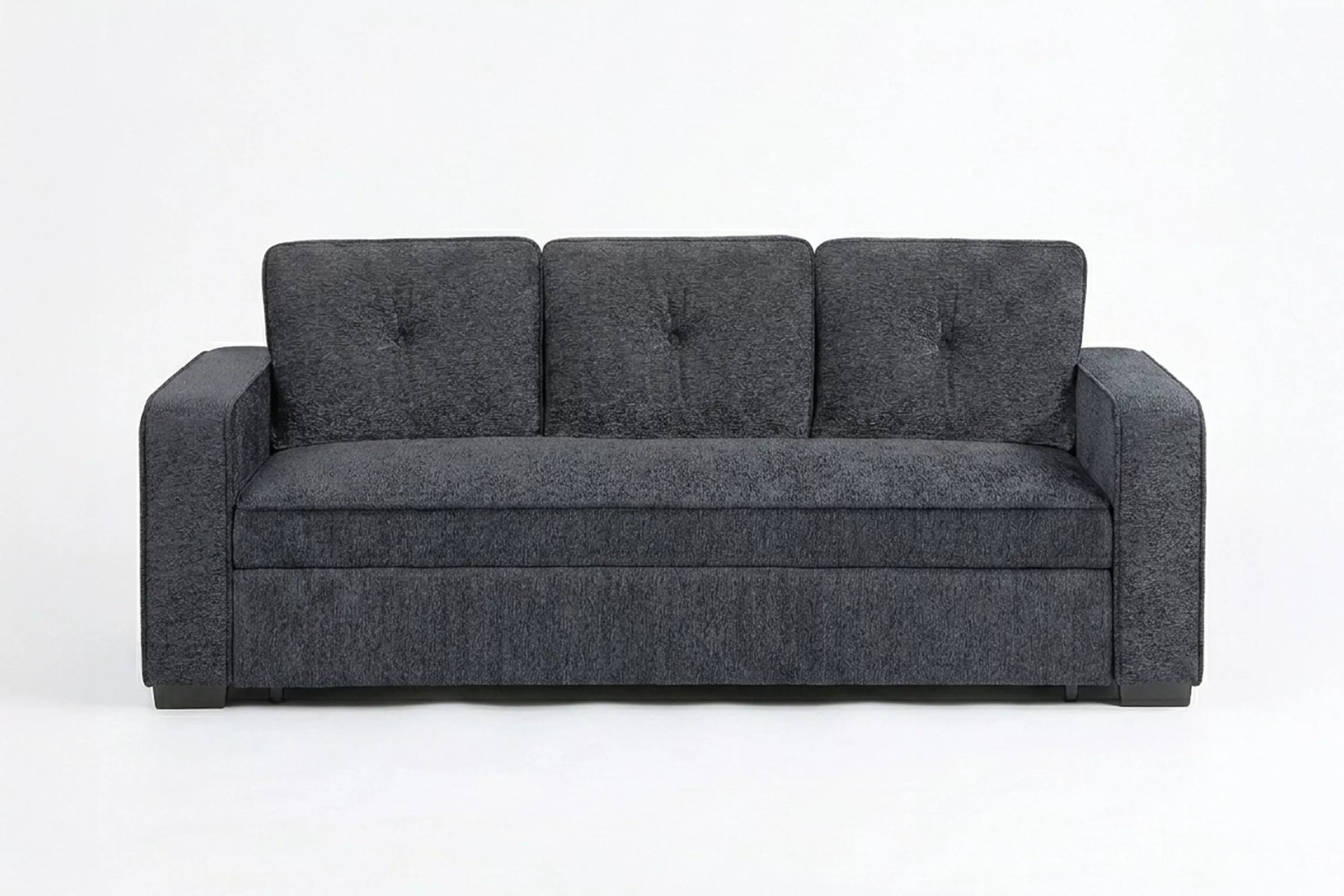 F7122 Dark Gray Convertible Sofa — view 4