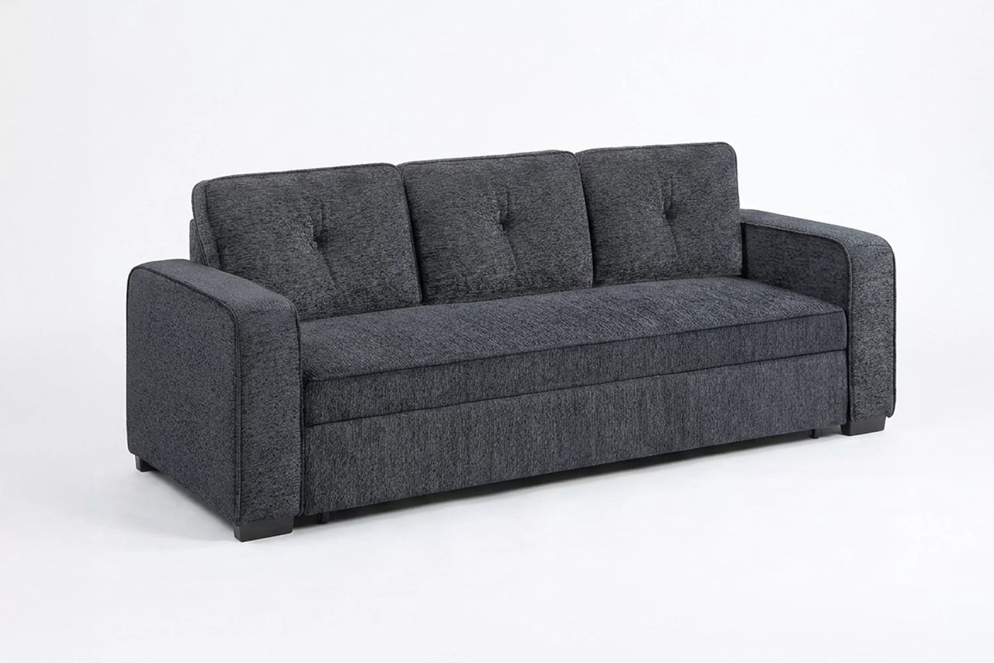 F7122 Dark Gray Convertible Sofa — view 5