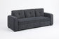 F7122 Dark Gray Convertible Sofa — view 5