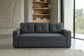 F7122 Dark Gray Convertible Sofa — view 7