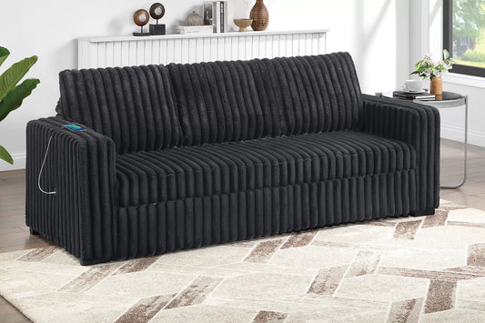 F7125 Onyx Convertible Sofa — main view