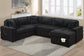 F7133 Onyx 4-Piece Convertible Sectional Set — main view