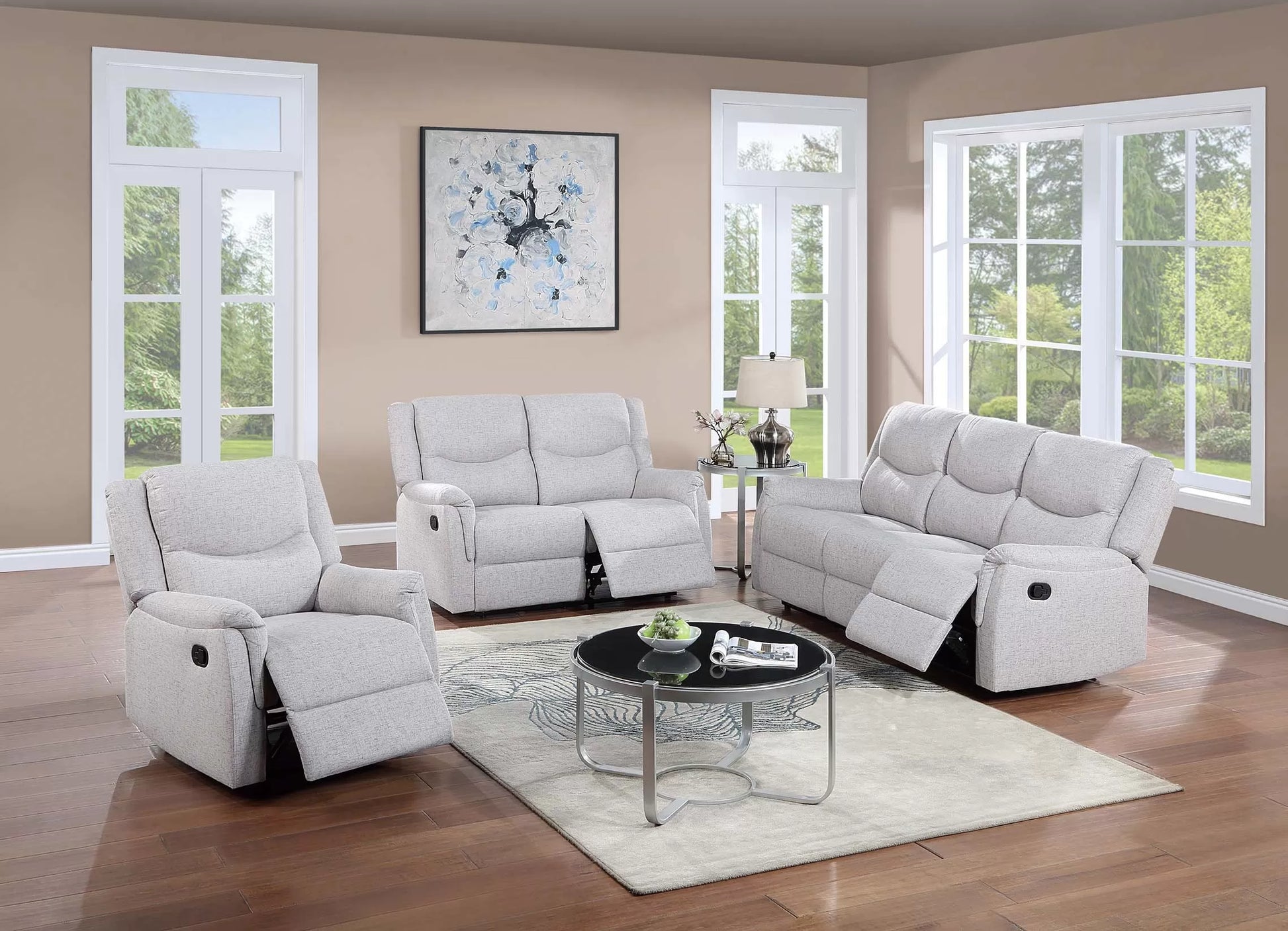 Poundex F8111 recliner view 2