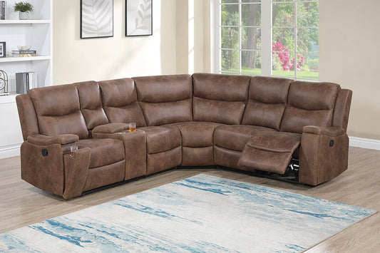 Poundex F8150 motion sectional