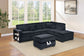 F8377 Black 3-Piece Sectional Set — view 2