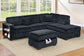 F8377 Black 3-Piece Sectional Set — main view
