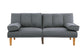 Blue Gray Adjustable Sofa - F8515 image 3