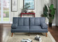 F8517 Navy Blue Adjustable Sofa