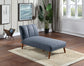 F8518 Navy Blue Adjustable Chaise