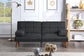 F8519 Black Adjustable Sofa