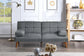 F8521 Blue Gray Adjustable Sofa