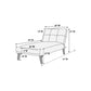 F8524 Mustard Adjustable Chaise image 5