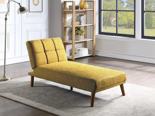 F8524 Mustard Adjustable Chaise