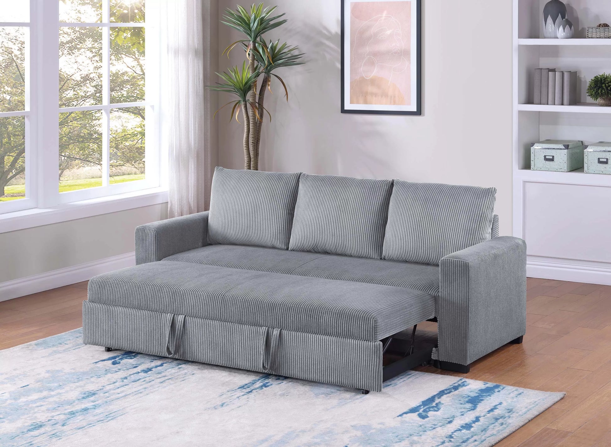F8525 Fog Convertible Sofa — view 2