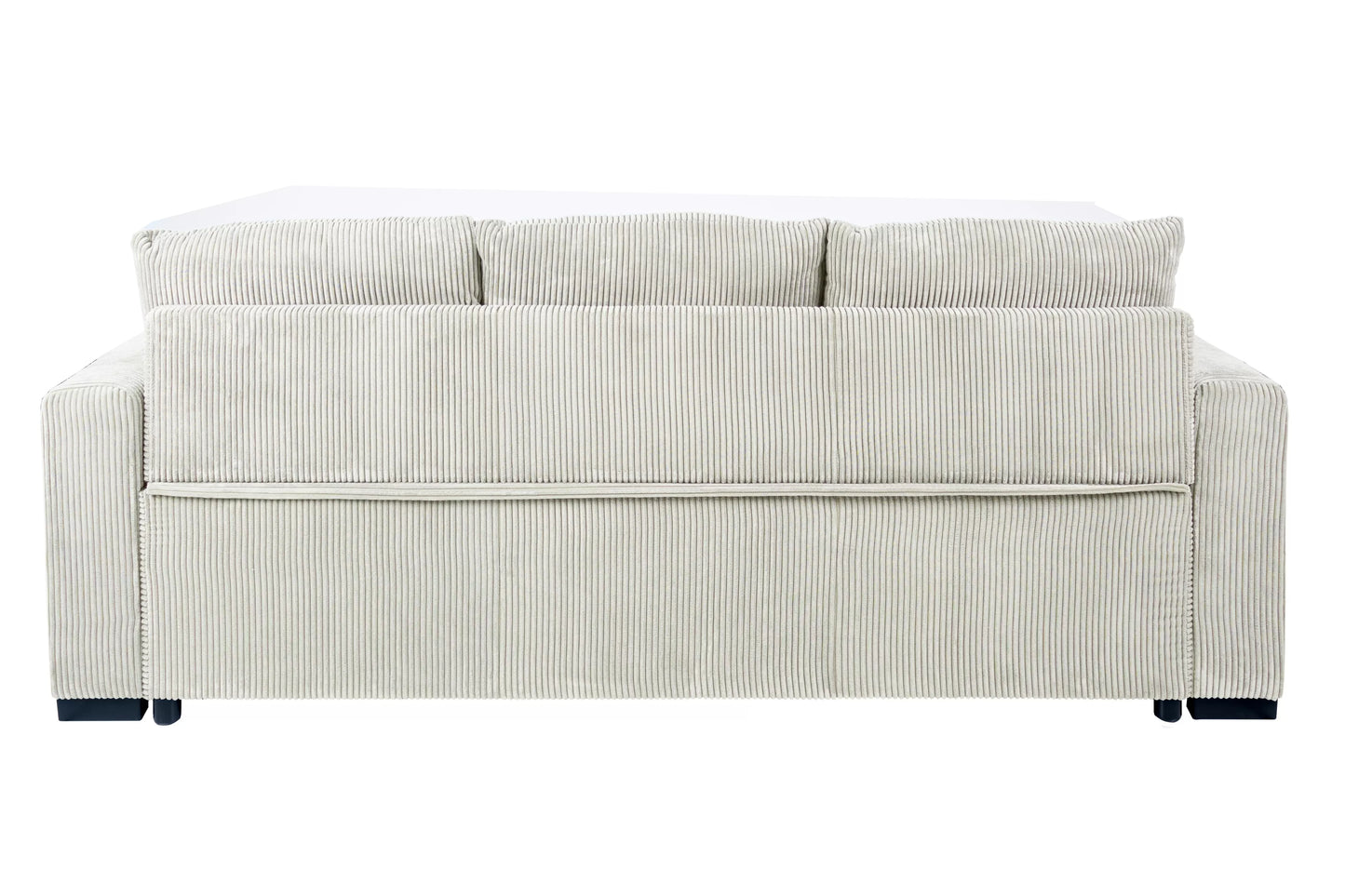 F8526 Ivory Convertible Sofa — view 7