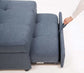 F8532 Blue Convertible Sofa — view 11