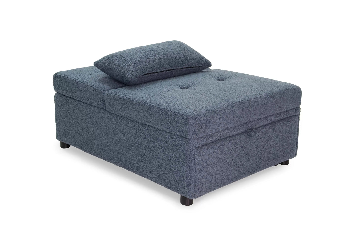 F8532 Blue Convertible Sofa — view 6