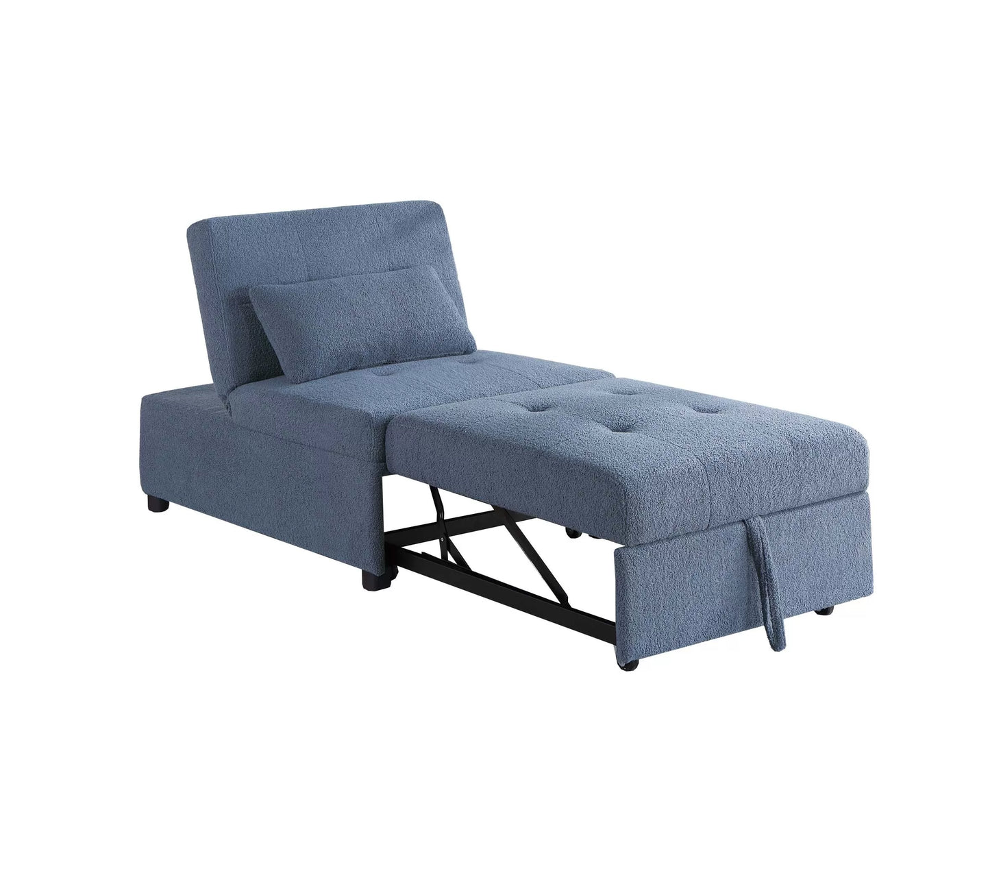 F8532 Blue Convertible Sofa — view 7