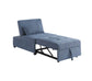 F8532 Blue Convertible Sofa — view 7