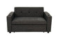 F8533 Charcoal Convertible Sofa — view 4